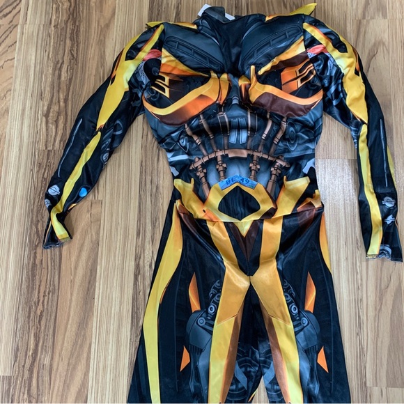 Transformers Size Small (4-6) Muscle Bumblebee Costume Disguise No Mask. - Picture 3 of 7